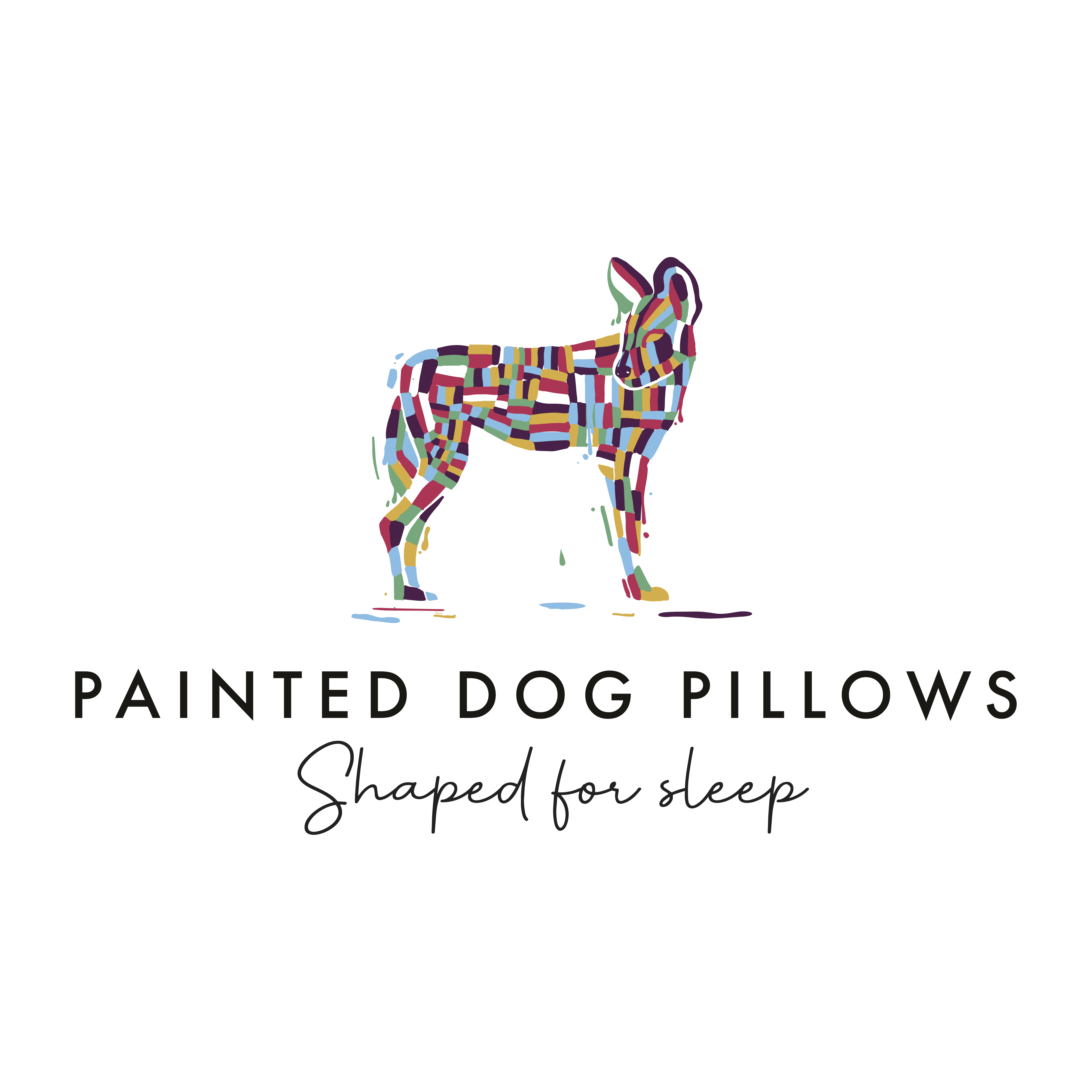 Painted Dog Pillows